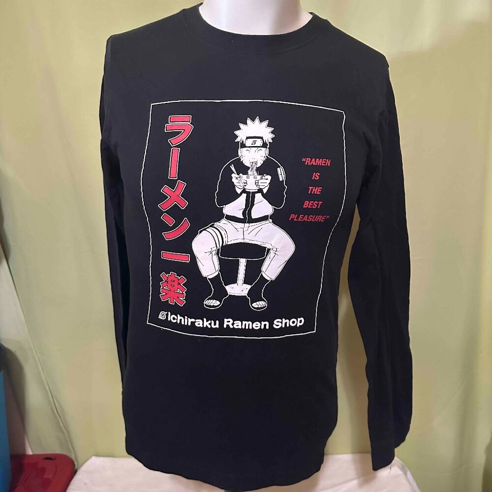 Ramen is the Best Pleasure Naruto Shippuden Men's Black T Shirt Size Small Rippl